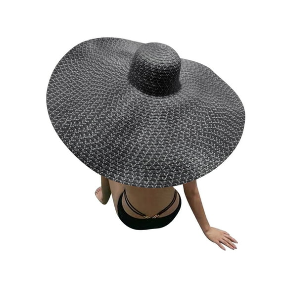 VISALY straw hat Straw Hats for Men Sun Protection | Womens Sun Hats with UV Protection Sun Hats for Women UV Protection Oversized Foldable Sun Hats Beach Hats Fishing Hats Sun Protection | 1 Pack