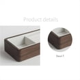 thumbnail image 5 of Joyero de Madera, Caja de Viaje para Pendientes y Anillos, Organizador de Joyas, Mini Caja de Regalo para Joyas, Paquete para Collares, 5 of 5