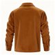 thumbnail image 2 of Ceisia Men's Casual Fashion Solid Color Long Sleeve Button Front Overcoat Warm Classic Daily Wear Winter Outerwear Gift, 2 of 3