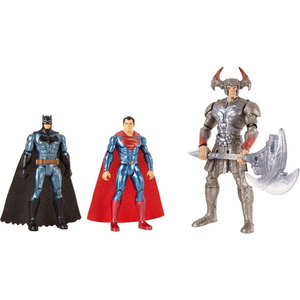 Dc Justice League Batman Steppenwolf Superman 3 Pack Figures Walmart Com Walmart Com