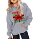 thumbnail image 5 of Sudadera con capucha para niñas y niños, sudadera de manga larga con cuello redondo y estampado de moda, jersey con bolsillo, sudadera de poliéster para niñas, 5 of 8