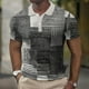 thumbnail image 2 of Playeras De Hombre Camisa A Cuadros Para Hombre, Camisa Con Solapa Y Botones, Estampados Gráficos Degradados, Camiseta De Manga Corta Con Estampado Urbano Para Exteriores, 2 of 5