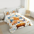 thumbnail image 4 of Feelyou Western Happy Hanukkah Bedding Comforter Set, Cartoon Funny Gnome Twin Comforter Sets, Chanukah Holiday Reversible Bedding Set, Luxury Bedroom Decor, 2 Pieces, 4 of 9