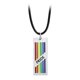 thumbnail image 2 of Collar colgante del arco iris Hugo Collar del Bandera Lesbiana Diseño Único multicolor, 2 of 8