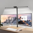thumbnail image 2 of OUTON Lampe de Bureau LED pour Maison Bureau, Lampe de Table Architecte Col de Cygne Réglable avec Pince pour Moniteur d'Ordinateur Lumière de Travail, Noir, 2 of 10
