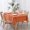 Nova Rust, variant on Textured Tablecloth Stain Resistant Waterproof and Wrinkle Resistant Washable Table Cloth, Thanksgiving Fabric Table Cover for Dining Room and Outdoor Use, Rectangle 60 x 120 Inch, Rust