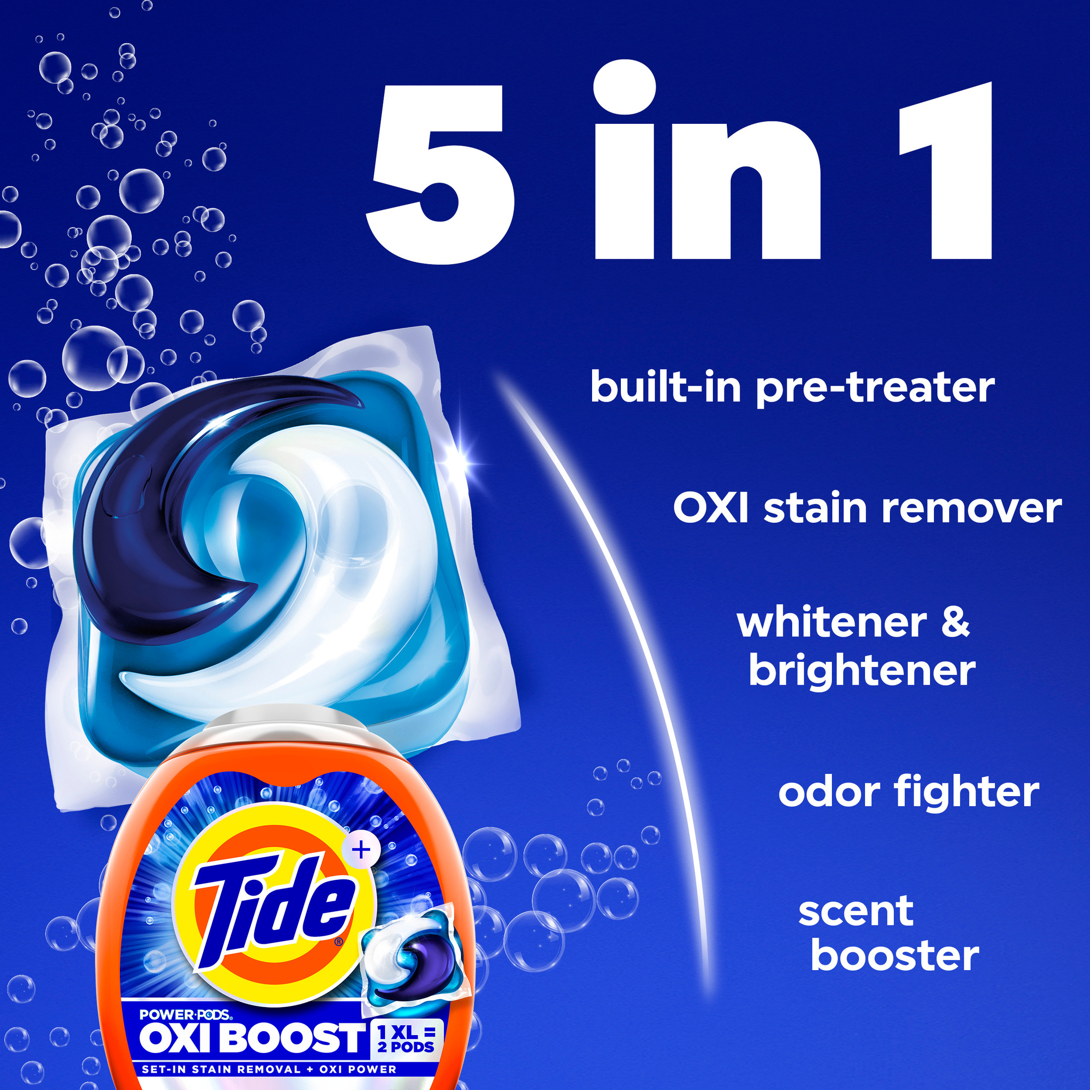Tide Oxi Boost Power Pods, 18 Count photo 3