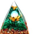 thumbnail image 3 of Generador de energía de cristal Pirámide Piedra curativa Recolección de energía positiva (C), 3 of 5