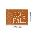 thumbnail image 3 of Oioii 17.72x11.81in Fall Paper Place Mats Maple Leaves Thanksgiving Place Mats Autumn Seasonal Decorative Paper Table Mats for Kitchen Dining Table Party Decoration, E, 3 of 6