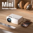 thumbnail image 2 of AuKing Projector, 2025 Upgraded Mini Projector, Full HD 1080P Home Theater Video Projector, Compatible with HDMI/USB/AV/Smartphone/TV Box/Laptop, 2 of 7