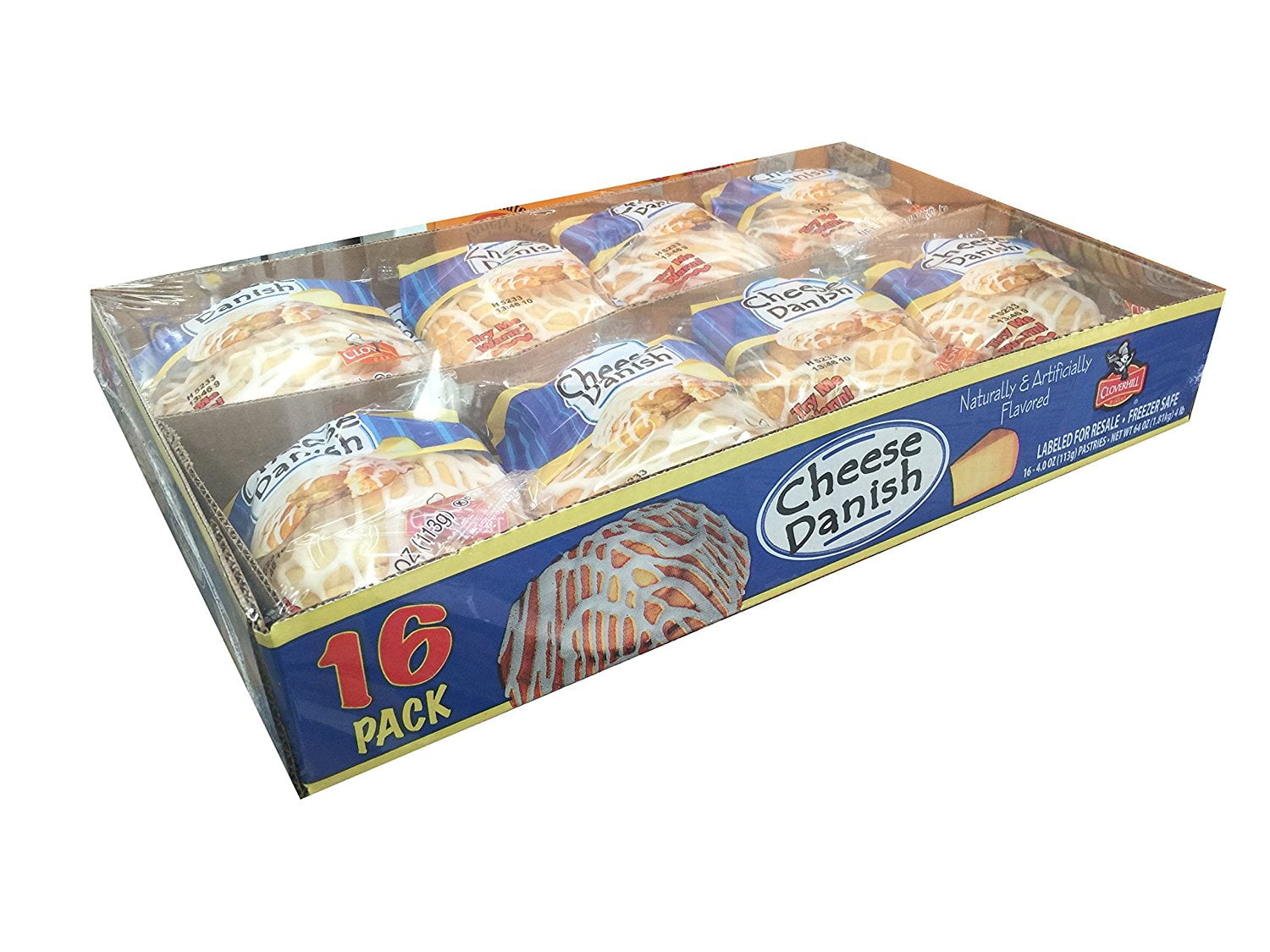 Cloverhill Cheese Danish 16 Count