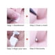 thumbnail image 5 of Einweg Sicherheit Body Nase Lippe Nabel Ohr Piercing Gun Pierce Stanz Werkzeug Beauty Kit mit Krone weiß Stahl Ohr Ohrstecker Asepsis (2 piezas) Zhivalor Aretes, 5 of 5