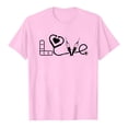 thumbnail image 5 of Camisetas con estampado de letras y cuello redondo de verano para mujer, blusas femeninas cómodas y elegantes, Tops OAVQHLG3B Store lin121212, 5 of 5