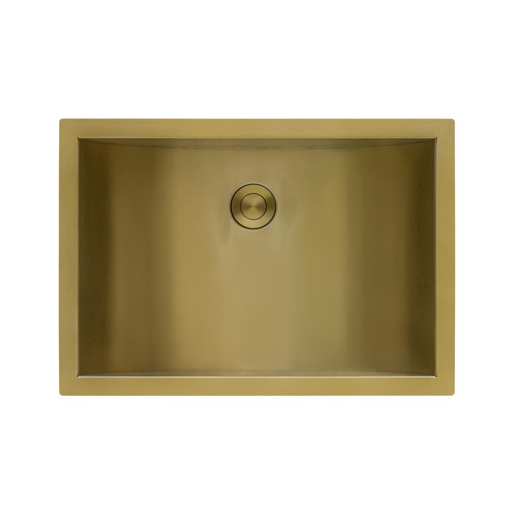 Ruvati 18 x 12 inch Brushed Stainless Steel Rectangular Bathroom Sink Undermount