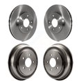 thumbnail image 1 of CMX Front Rear Disc Brake Rotors Drums Kit for Car Chevrolet HHR K8-102058, 1 of 11
