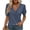 Womens Summer Tops Navy, variant on Womens Plus Size Summer Tops, Short Sleeve Shirts for Women Dressy Casual Solid Color Pleated V Neck T-Shirts Blouses Mothers&nbsp;Day&nbsp;Gifts