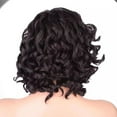thumbnail image 5 of Herunwer Short Hair Wigs 1Wavy with Flat Bangs Synthetic Wig for Women Natural As Real Hair – Soft & Smooth, 5 of 5