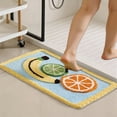 thumbnail image 7 of Kaisaatti Lemons Fruits Multicolor Microfiber Bath Rugs, 19.7" x 31.5", Non-Slip Backing, 7 of 7