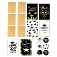 thumbnail image 2 of Delicate Design Rectangular Greeting Cards 1Set Multi Color Paper for Graduation Season Wishes 5.9x3.9x0.04in, 2 of 9