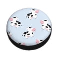 thumbnail image 3 of Balery Cute Farm Cowtire Cover Waterproof Dust-Proof, Universal Spare Wheel Tire Cover For Trailer, Rv, Suv Truck And Vehicle Camper Accessories-17 Inch, 3 of 9