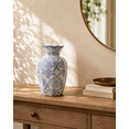 thumbnail image 3 of Blue and White Ceramic Vase Tall Decorative Flower Vase for Home Decor Chinoiserie Floral Pattern 9.45 in NOVATRAX, 3 of 8