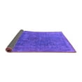 thumbnail image 2 of Ahgly Company Indoor Round Oriental Purple Industrial Area Rugs, 7' Round, 2 of 4