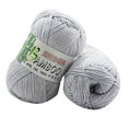 thumbnail image 2 of aoksee Colorful Hand Knitting 50g Knitting Crochet Soft Cotton Wool Yarn on Clearance, 2 of 3