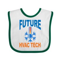 Inktastic Future Hvac Tech in Training Boys Baby Bib