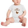 thumbnail image 2 of Cute Baby Jumpsuit Lil' Chicken Animal Funny Boy & Gril Newborn Clothes Outfits (White, 0-3 Months, 2 of 5