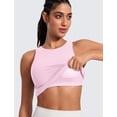 thumbnail image 3 of Musculosa CRZ YOGA Butterluxe con Espalda Nadadora y Relleno Rosa S, 3 of 4