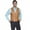 Ranch Tan, variant on Scully Mens Leather Wear Western Vest - Black Lamb - Size 42