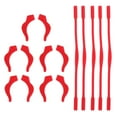 thumbnail image 1 of Soporte para Anteojos de Silicona jinwen 5 Pares Rojo, 1 of 8
