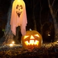thumbnail image 5 of Fantasma de luces de Halloween, luces LED que cuelgan luces de fantasma iluminación para ventana de fiesta de jardín de Halloween, 5 of 5