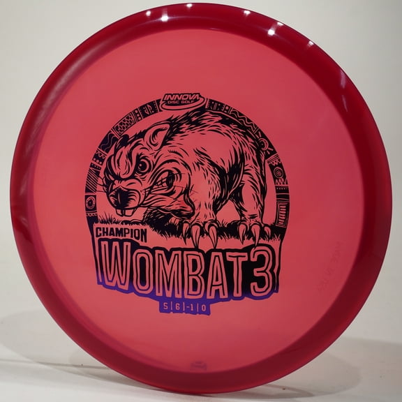 Innova Champion Wombat3 Disc Golf Midrange Disc, Pick Color/Weight [Stamp & Exact Color May Vary] Red 175-176 grams