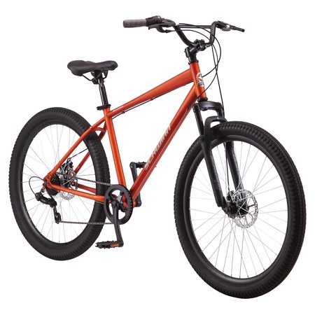 Schwinn Bellwood comfort hybrid bike  7-speeds  27.5-inch wheels  orange