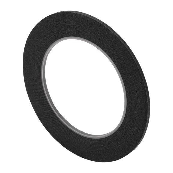 Unique Bargains Masking Tape, DIY Car Auto Paint Painters Tape 1Pc Black 0.1 Inches x 32.8 Yards