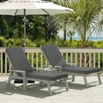 thumbnail image 5 of Aoodor Outdoor Lounger Cushions 72''L x 21''W x 3"H Chair Seat Cushion - Set of 2, 5 of 8
