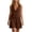 Coffee, variant on Costeam Womens Linen Blend 2 Piece Outfit Sleeveless V Neck Button Down Vest High Waist Shorts with Pockets Casual Summer Matching Set Lightweight Breathable