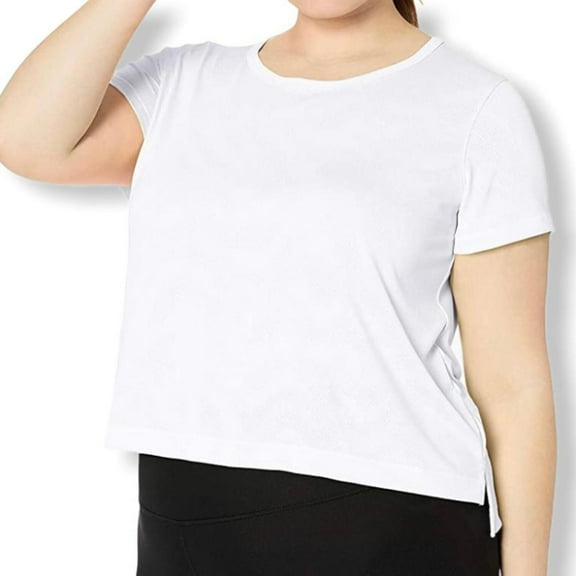 Women's White Top Short Sleeve T-Shirt