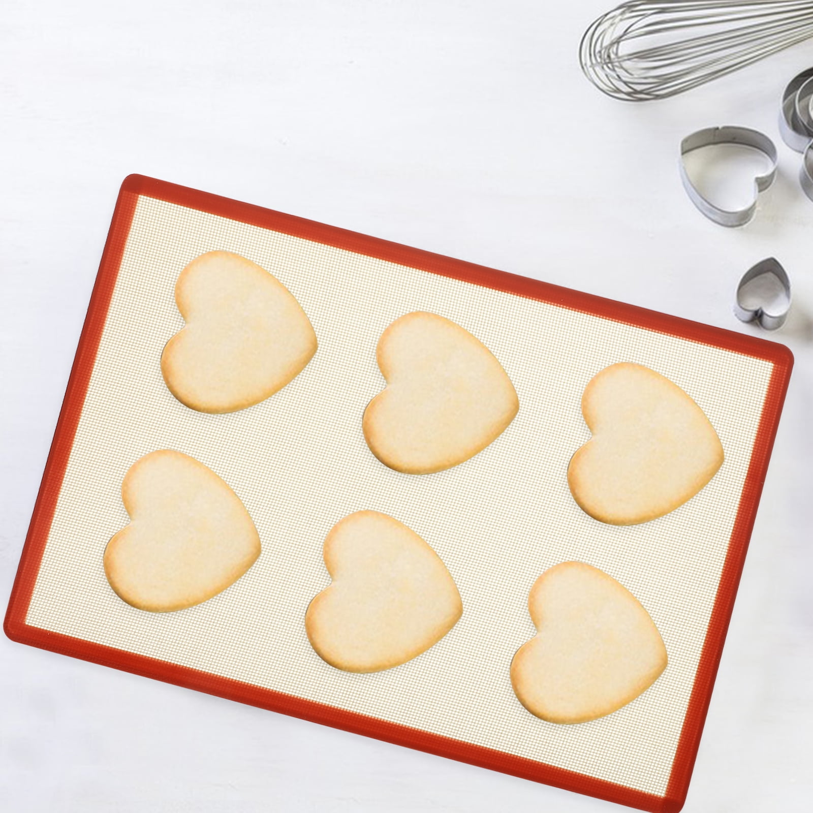 Oven Silicone Baking Mat 6 Pcs Nonstick Kitchen Dishes for Pan Accesorios Cocina Cooking Silica Gel