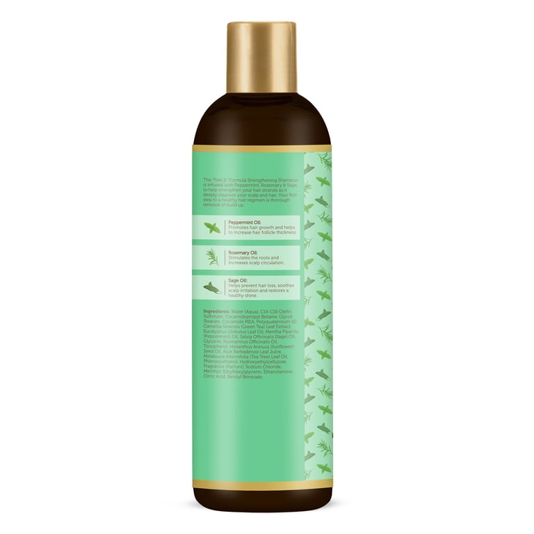 African Pride Strengthening Shampoo 12 oz with Peppermint