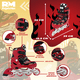 thumbnail image 4 of Patines en línea ajustables RM REGALOMEX para niños talla 19.5-23.5 negro mediano, 4 of 6