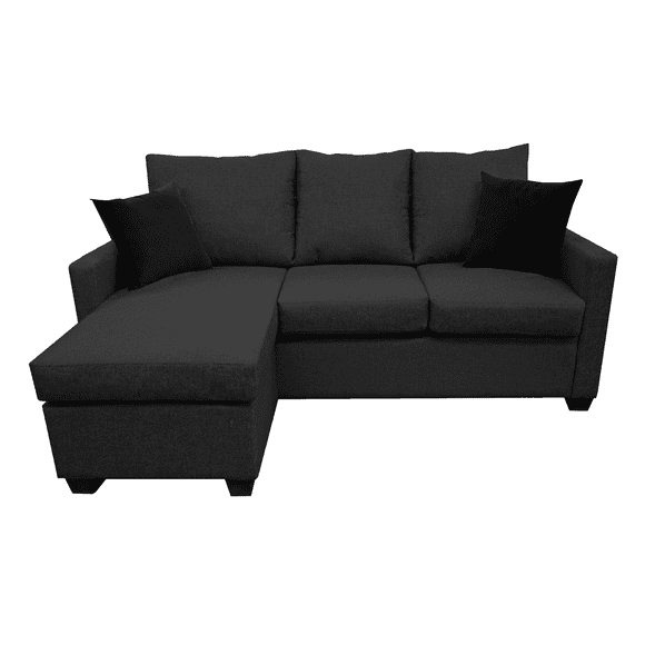 Sala Esquinera El Bazar Store Denver Gris Oxford 200x140 cm Lado derecho e Izquierdo Lino nacional Sofa