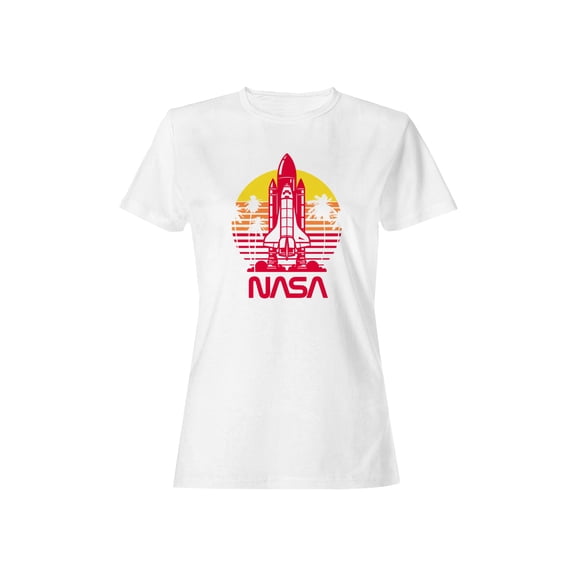 Officially Licensed Nasa Retro Space Shuttle Women's T-shirt