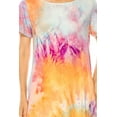 thumbnail image 6 of Women's Printed Short Sleeve Dress with Round Neckline and Side Pockets, 6 of 7