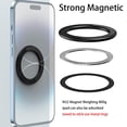 thumbnail image 3 of Dteck Magnetic Ring Holder for iPhone 14 13 12 Magnet Wall Mobile Phone Holder Magnetic Car Phone Stand for Magsafe Case, 2 Packs,Purple, 3 of 6