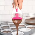 thumbnail image 2 of YISITIAN 2-Piece Batter Dispenser with Sliding Button, Cupcake and Muffin Scoop for Equal Portion Control, Essential Baking Kitchen Utensil Set AZ1014-2249, 2 of 9