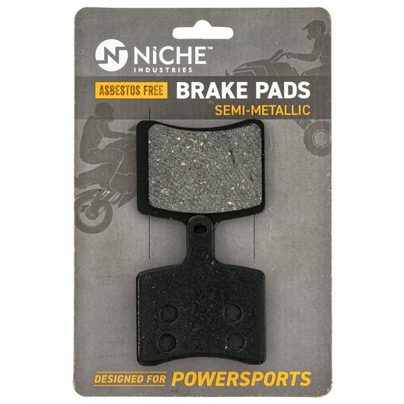 Niche Brake Pad Set for Arctic Cat ZR 6000 ZR 600 3602-017 Rear Semi-Metallic 519-KPA2513D
