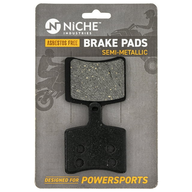 Niche Brake Pad Set for Arctic Cat ZR 6000 ZR 600 3602-017 Rear Semi-Metallic 519-KPA2513D