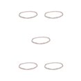 thumbnail image 1 of Tobilleras Minnieouse con cuentas de arroz hechas a mano para mujer Colorfast, 1 of 6